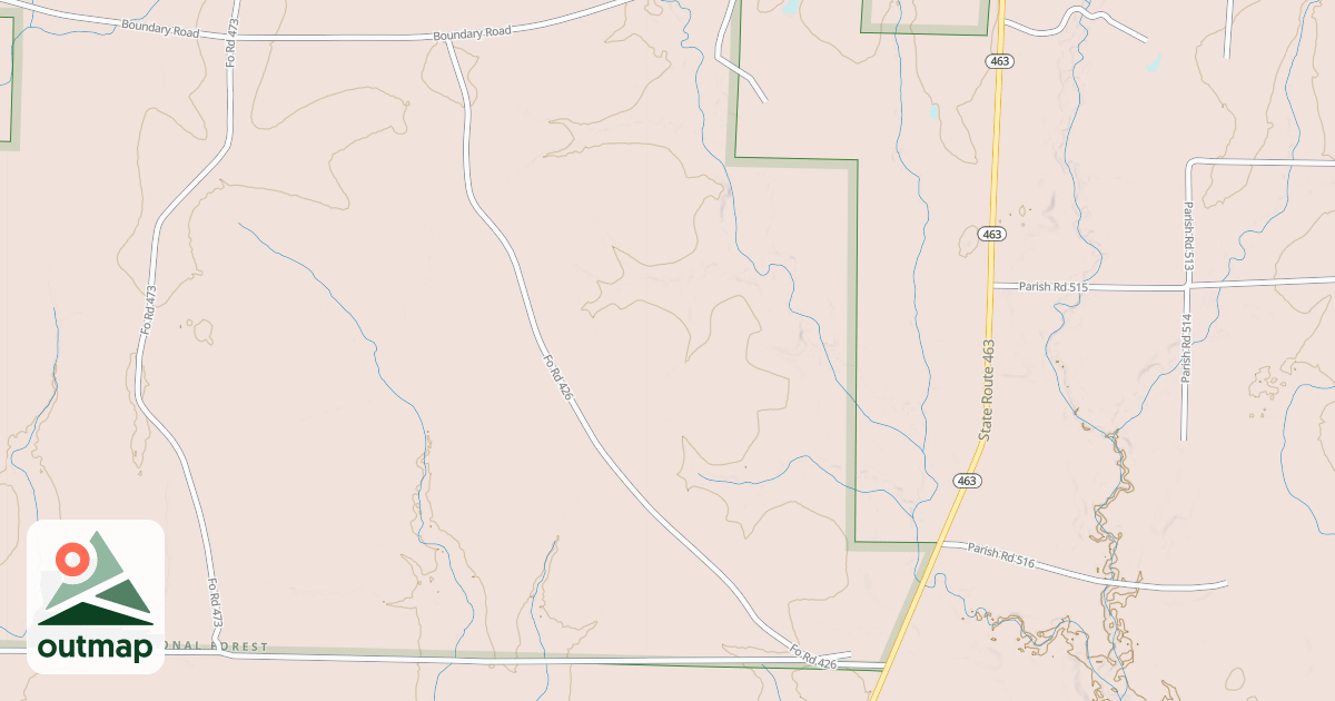 Map of LITTLE BRUSHY