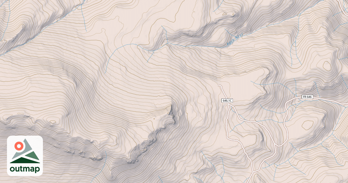 Map of AGUA AZUL