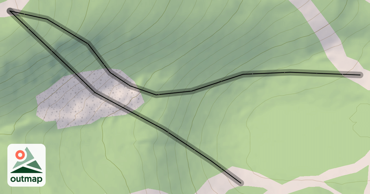 Map of Darwin Chutes