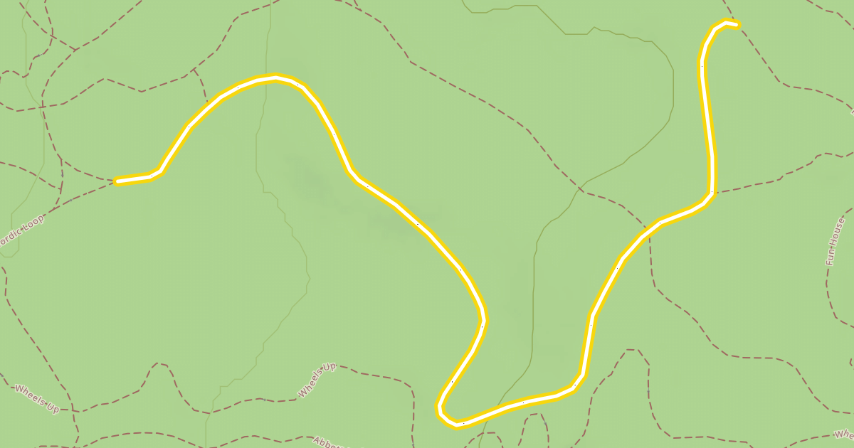 Map preview of Hillside Loop