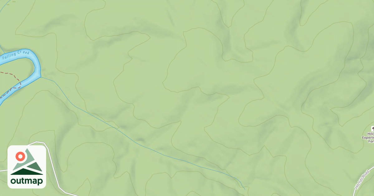 Map of CREEK JUNCTION