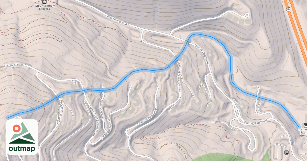 Map of Jordanelle