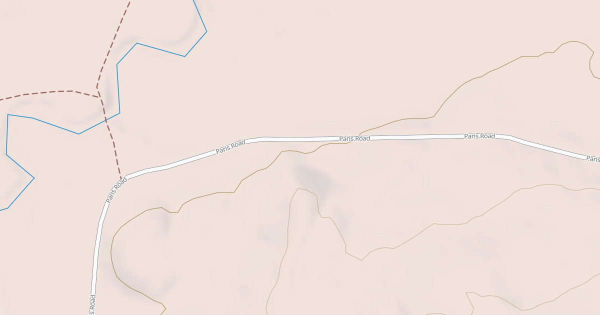 Map preview of Paris Rd