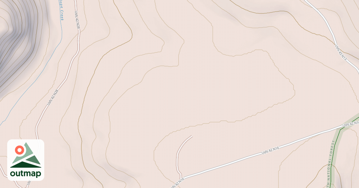 Map of ANTELOPE CREEK