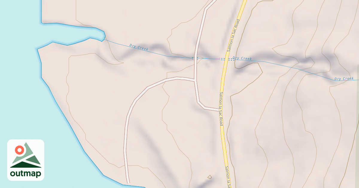 Map of DRY CREEK CG