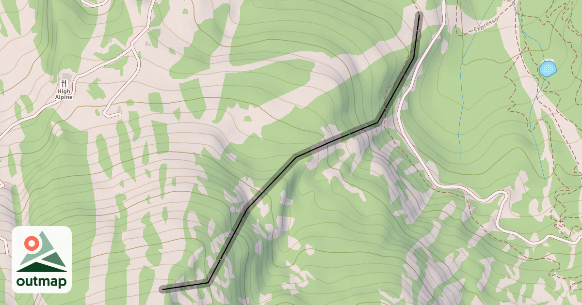 Map of Hanging Valley Glades