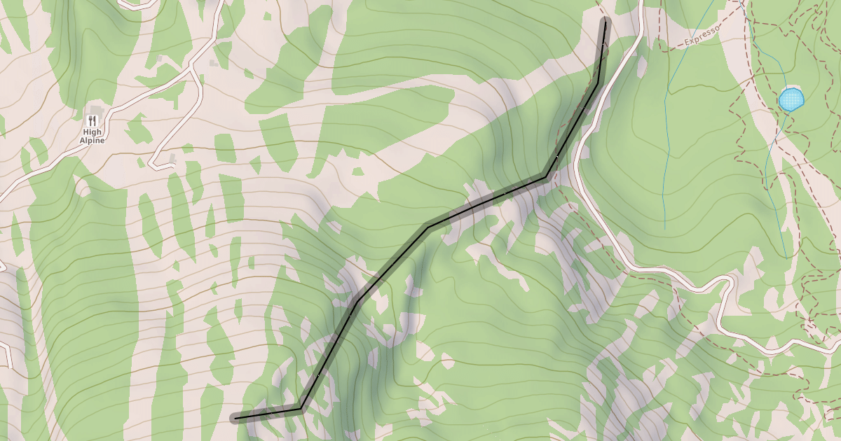 Map preview of Hanging Valley Glades