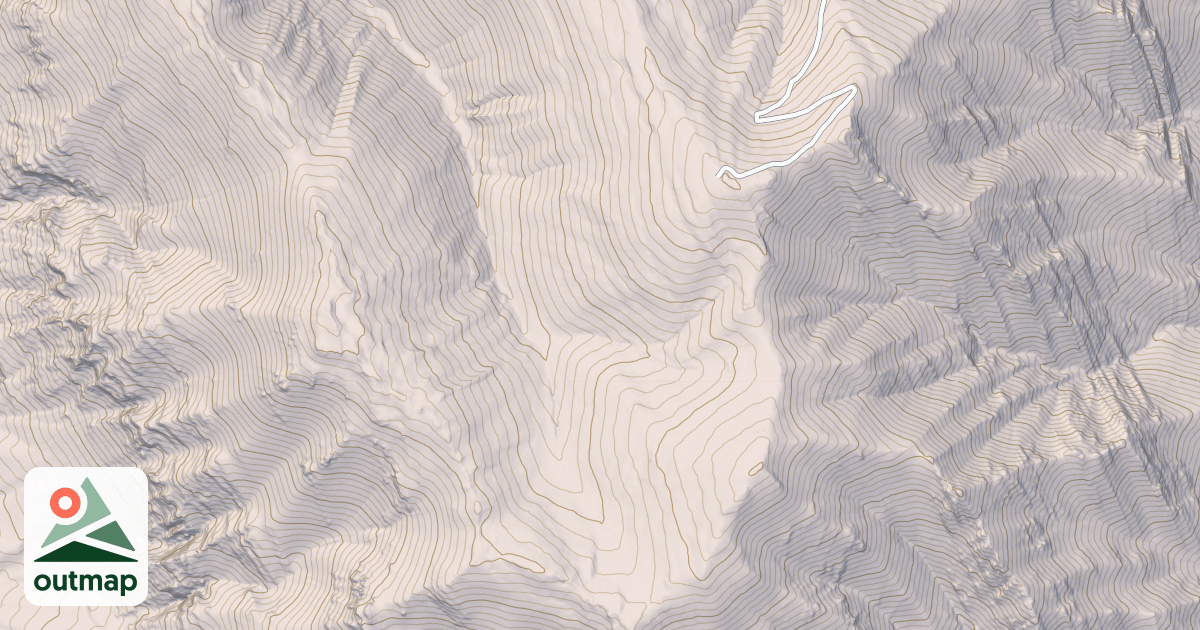 Map of HOWE PEAK SPUR