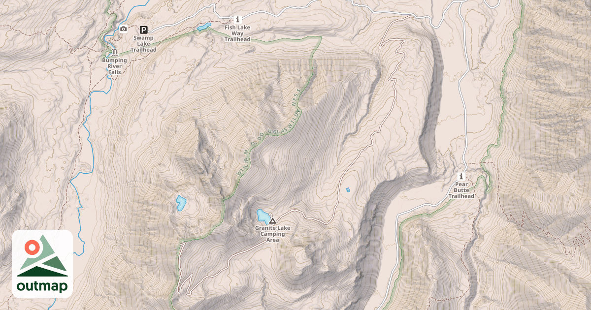 Map of MINERS RIDGE