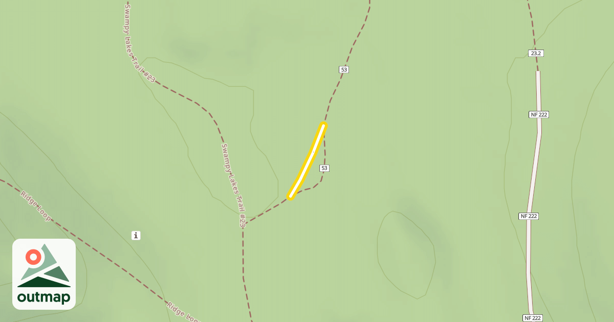 Map of Swede Ridge Loop