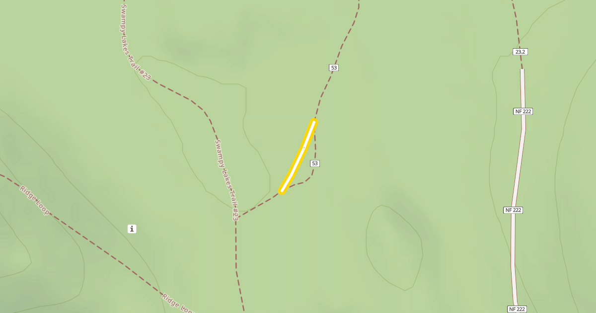Map preview of Swede Ridge Loop