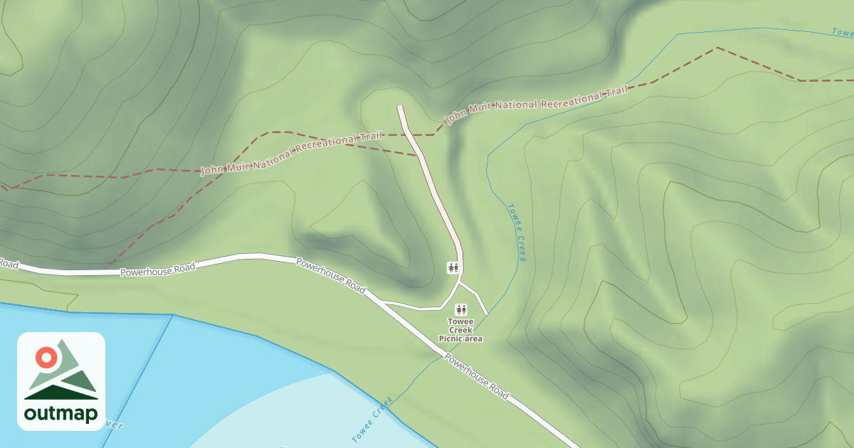 Map of TOWEE CR.BOAT LAUNCH