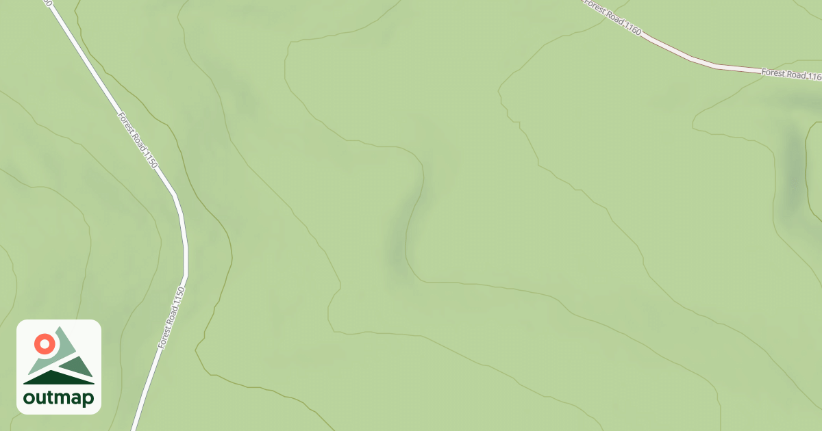 Map of USFS Motor Vehicle Use Map Roads {35227780-9979-4CF8-A45C-E2E90E92C20C}