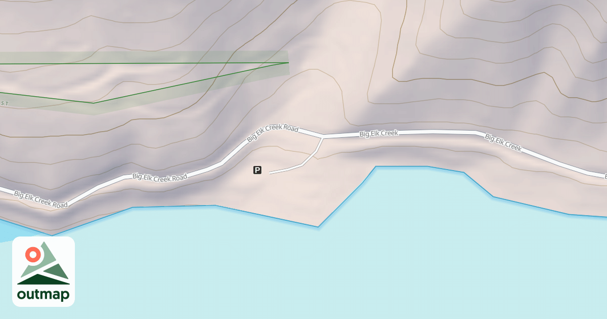 Map of BIG ELK CRK BOAT LAUNCH
