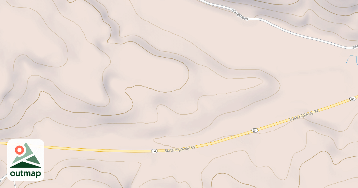 Map of CARIBOU LOOP CONNECTOR TRAIL