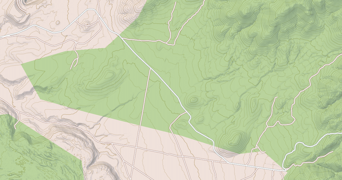 Map preview of POWELL MOUNTAIN ROAD