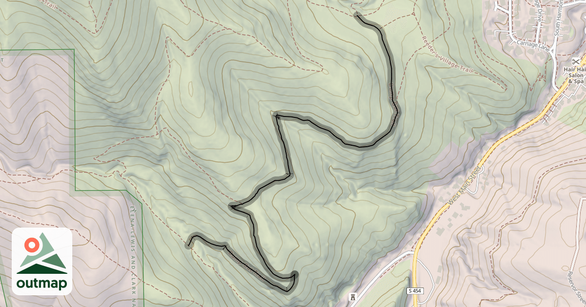 Map of Dump Out Trail