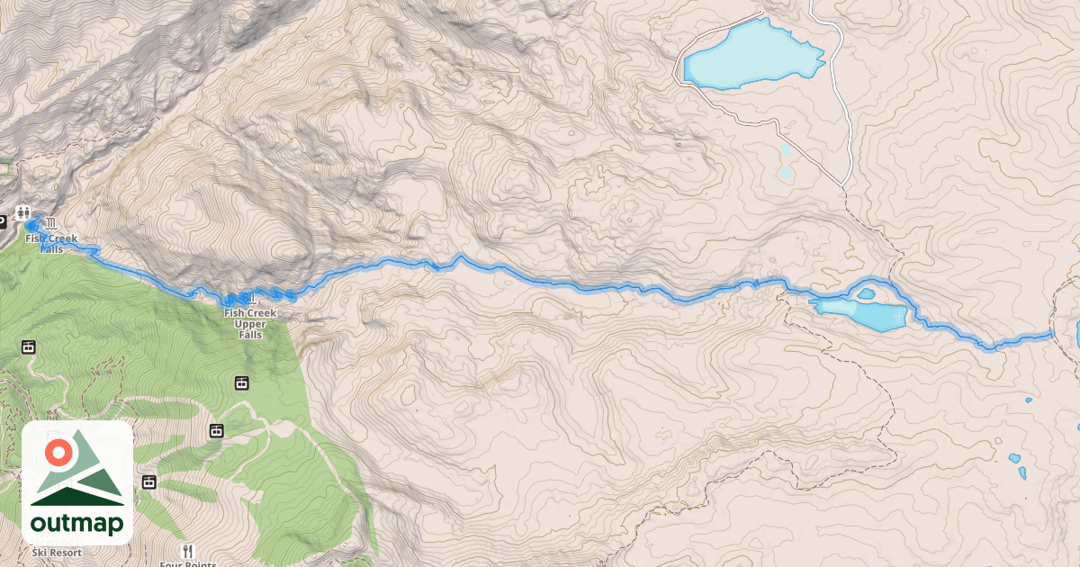 Map of Fish Creek Trail