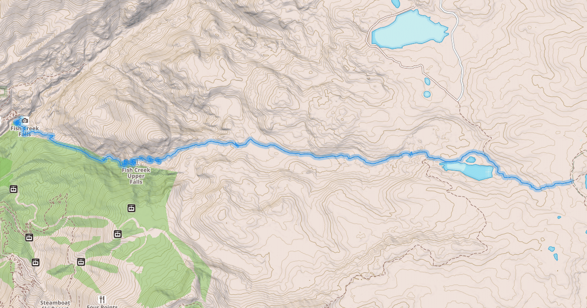 Map preview of Fish Creek Trail