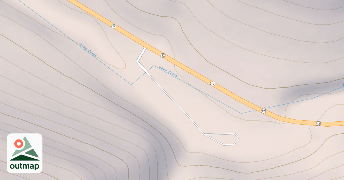 Map of DEEP CREEK PICNIC AREA