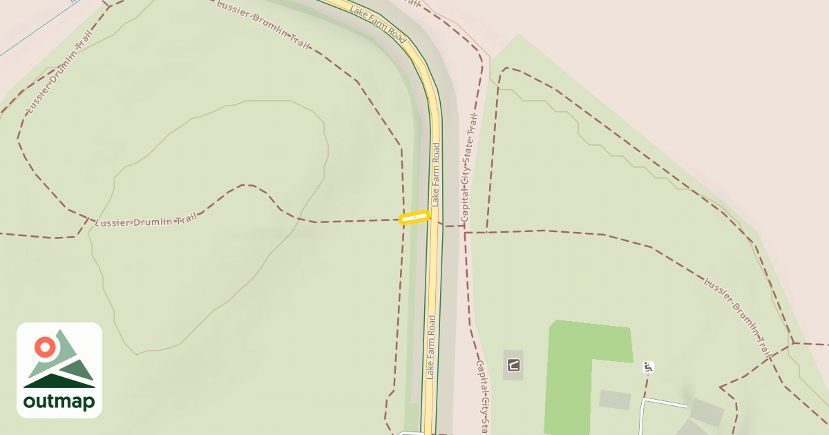 Map of Lussier-Drumlin Trail