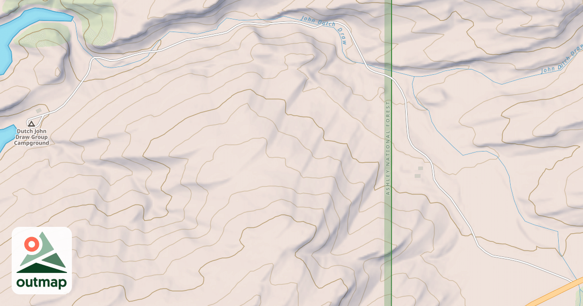 Map of DUTCH JOHN DRAW