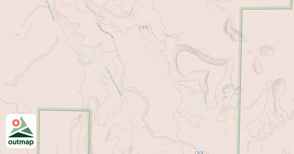 Map of Kalkaska Trail