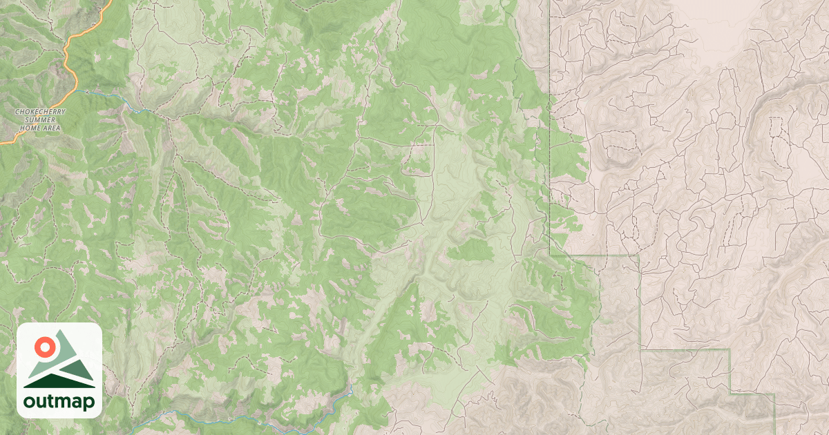 Map of HELLS HOLLOW - DANISH DUGWAY