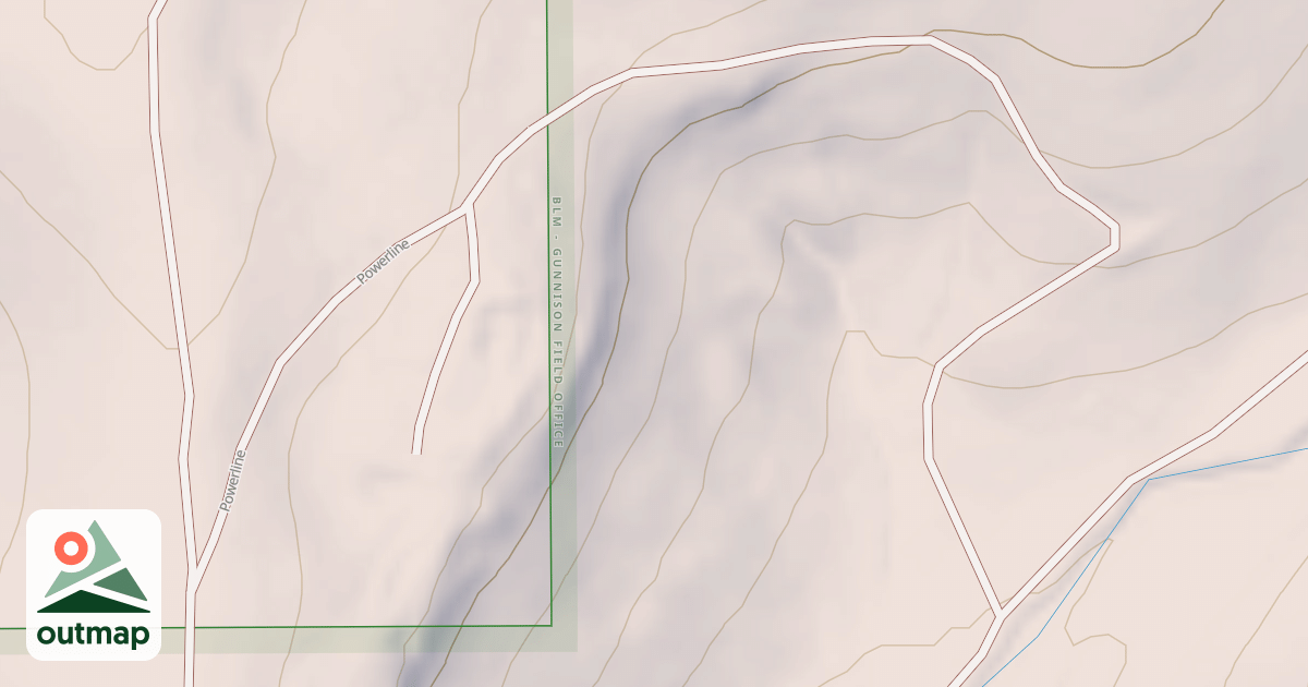 Map of BLM National GTLF Public Motorized Roads 0d9c13f1-bdf3-4d16-aa6f-a09efa0acb85