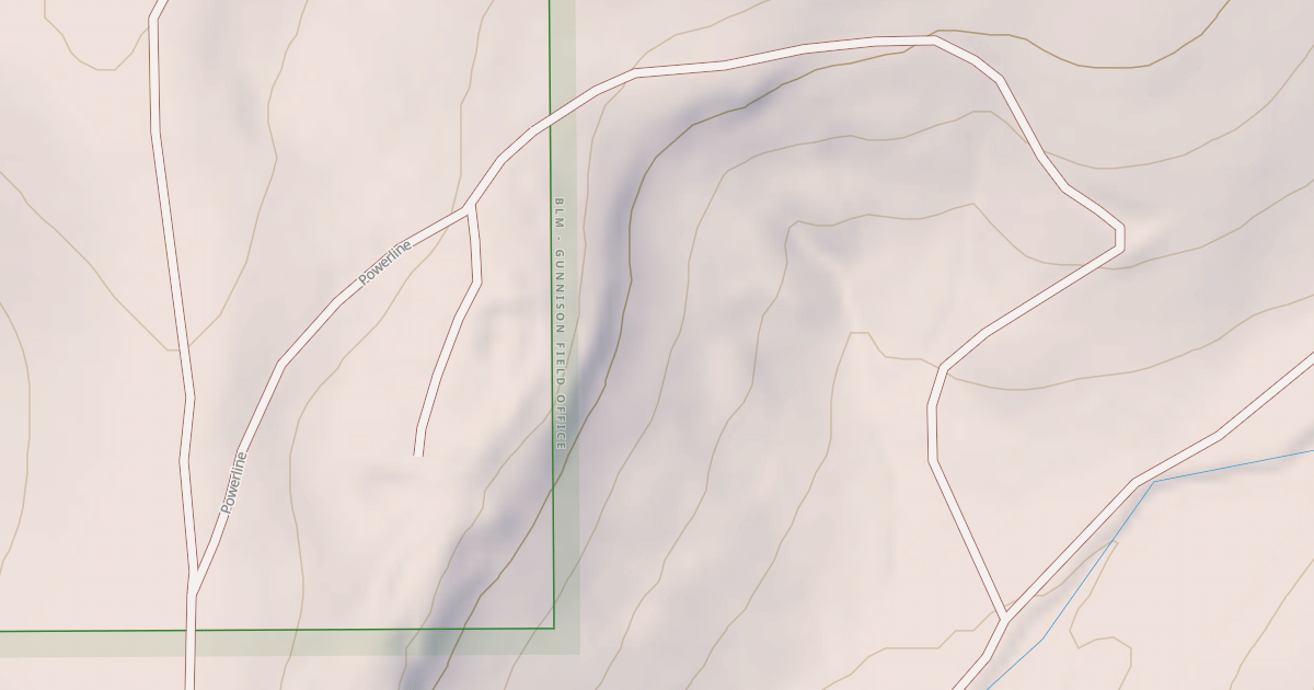 Map preview of BLM National GTLF Public Motorized Roads 0d9c13f1-bdf3-4d16-aa6f-a09efa0acb85