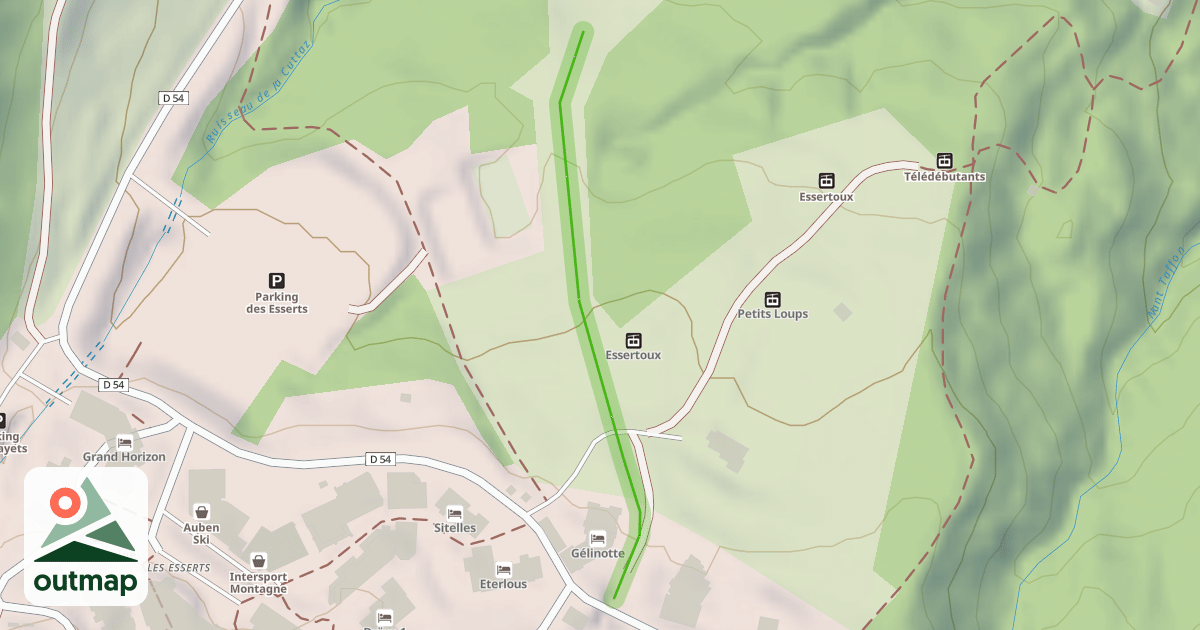 Map of Labérieu