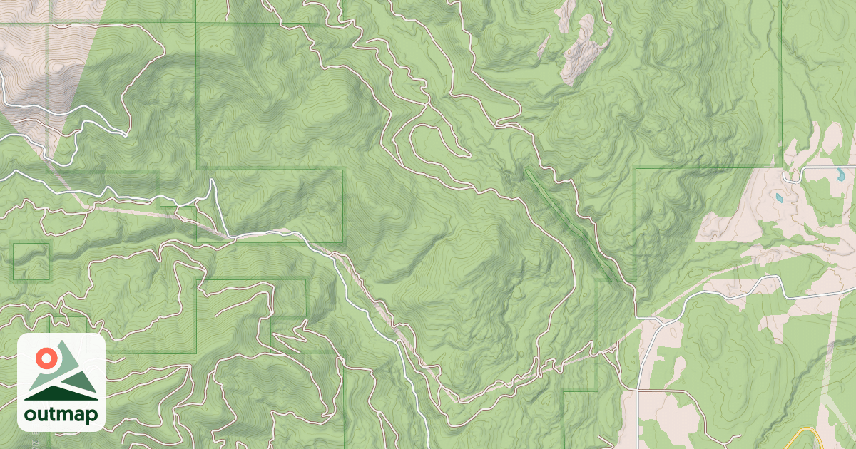 Map of SMALLE RIDGE
