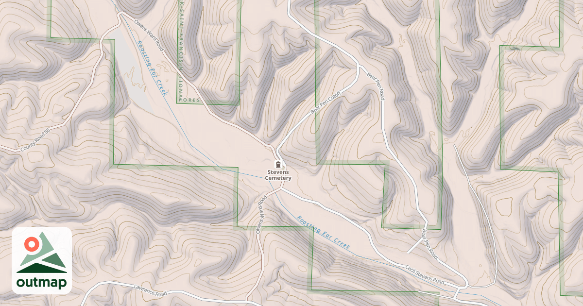 Map of CARNEY