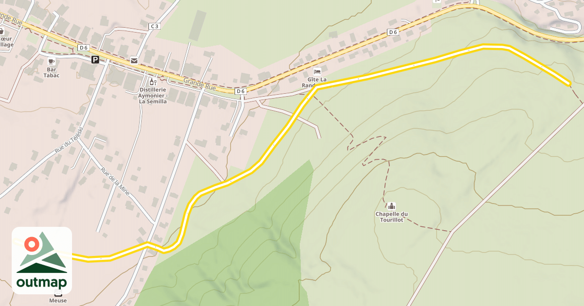 Map of Le Sapin Président
