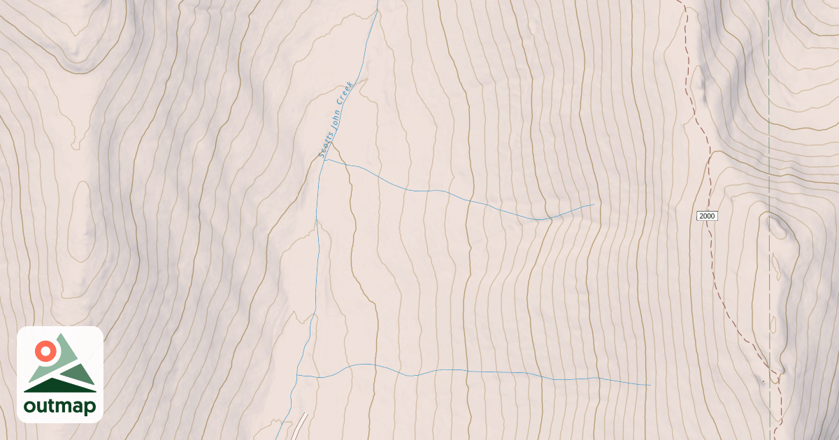 Map of SCOTTS SPUR EAST