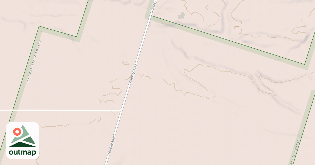 Map of Snowmobile Trail