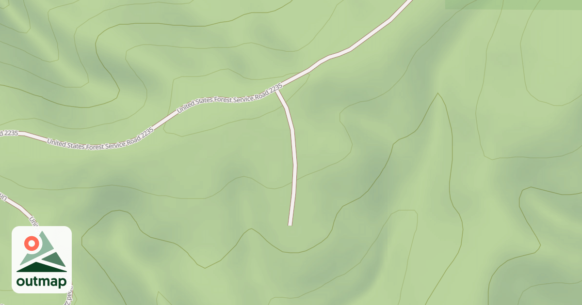 Map of USFS National Forest System Roads {7AA4E3CC-A396-4754-A644-01F5FF6F3F30}