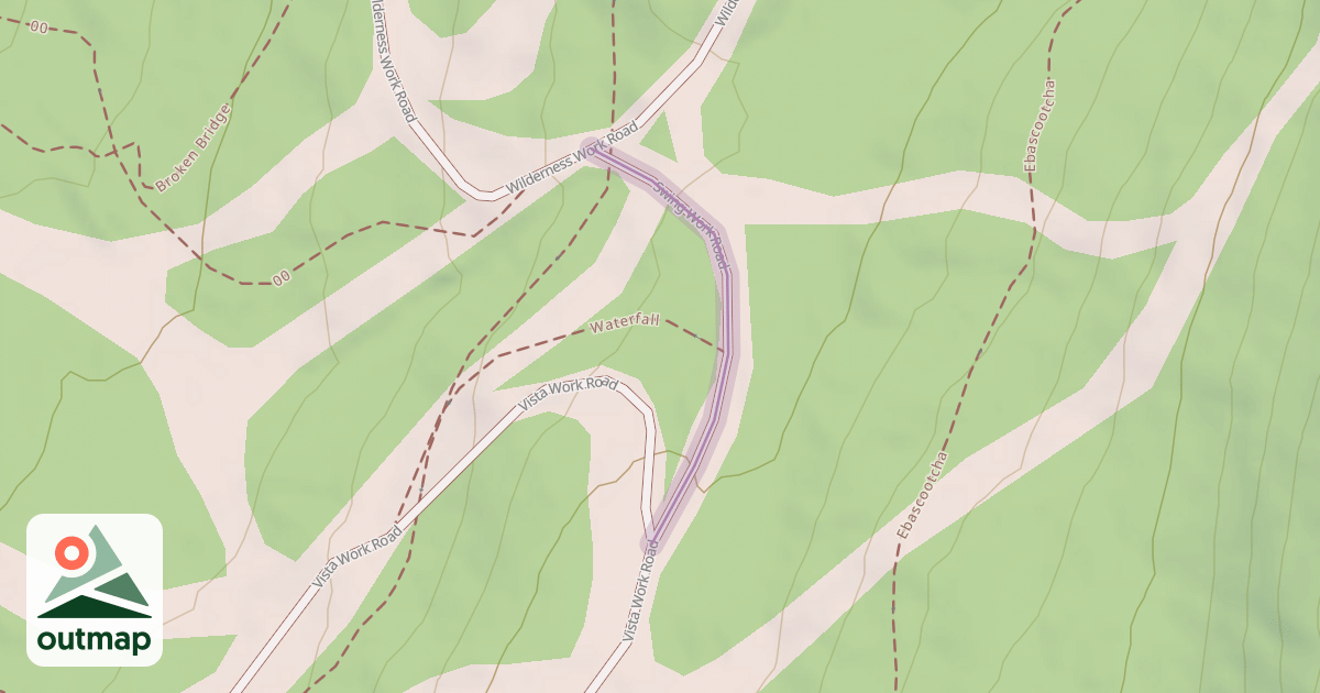 Map of Swing Work Road
