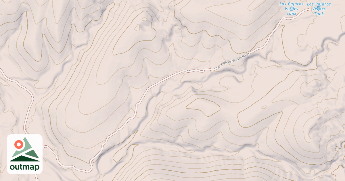 Map of LOS PAJAROS VERDES