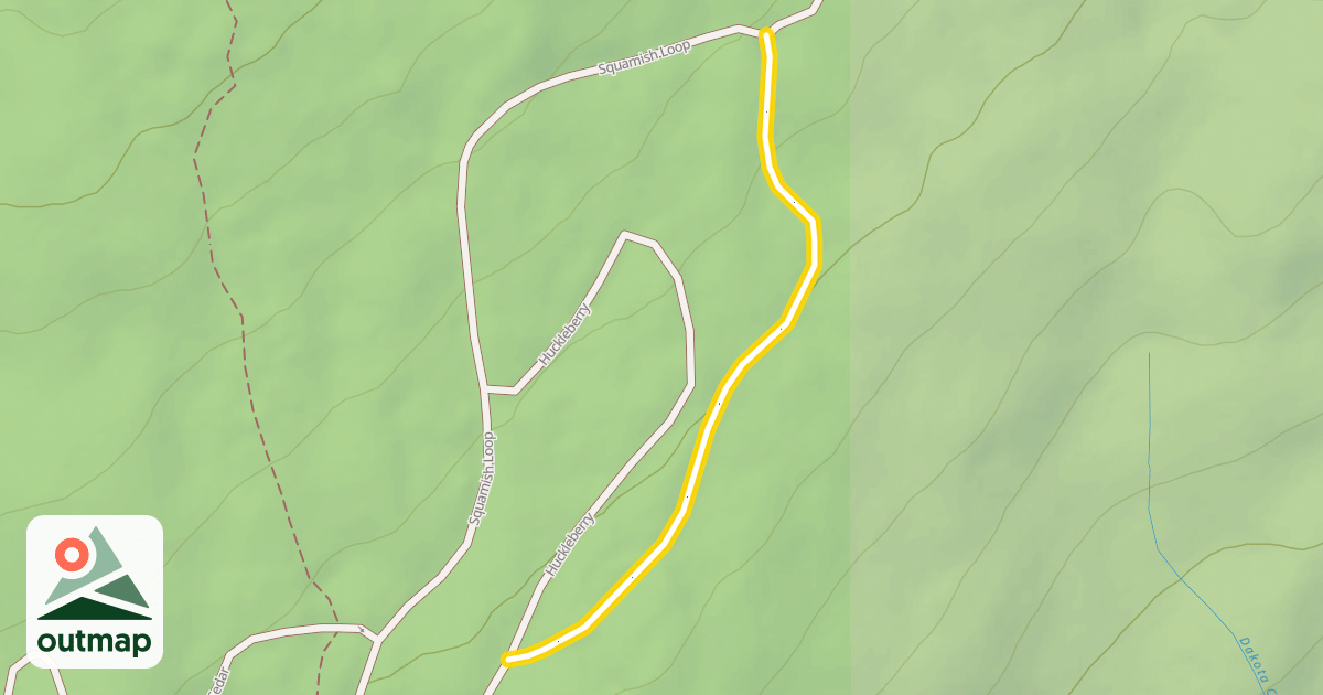 Map of Squamish Loop