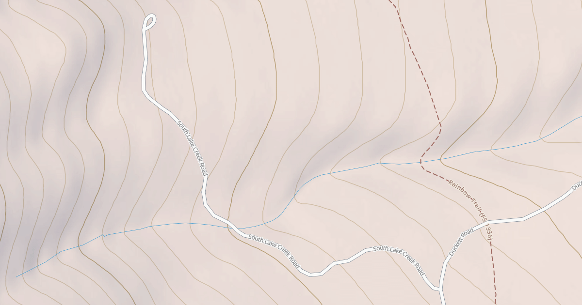Map preview of SO. LAKE CREEK