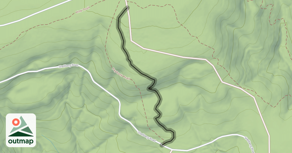 Map of Bullit Trail