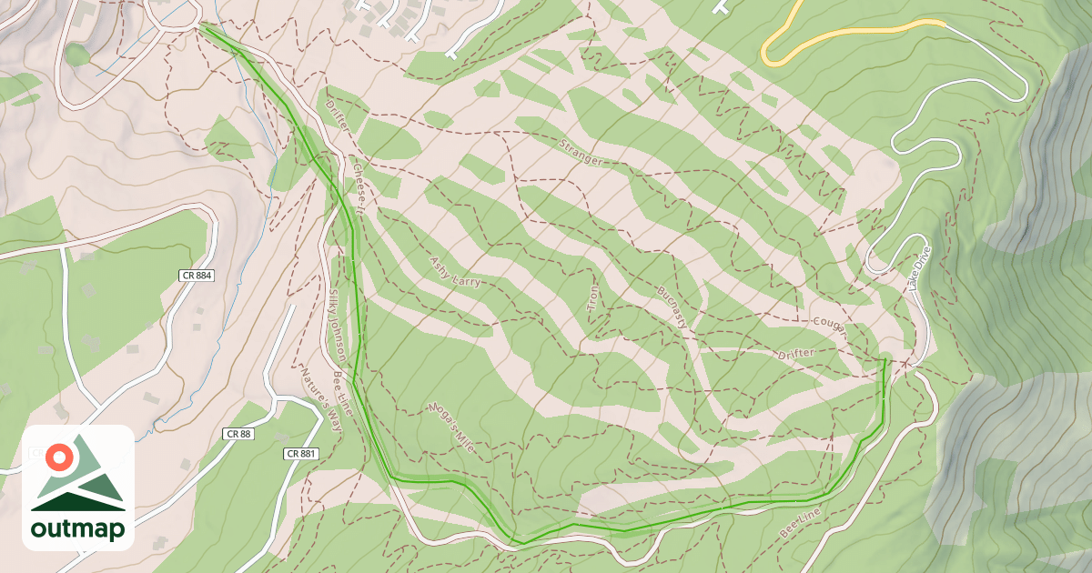 Map of Buckhorn