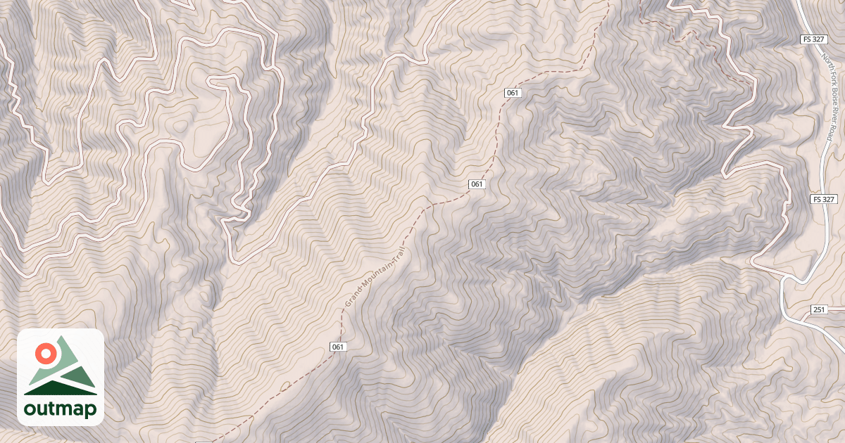 Map of Grand Mountain