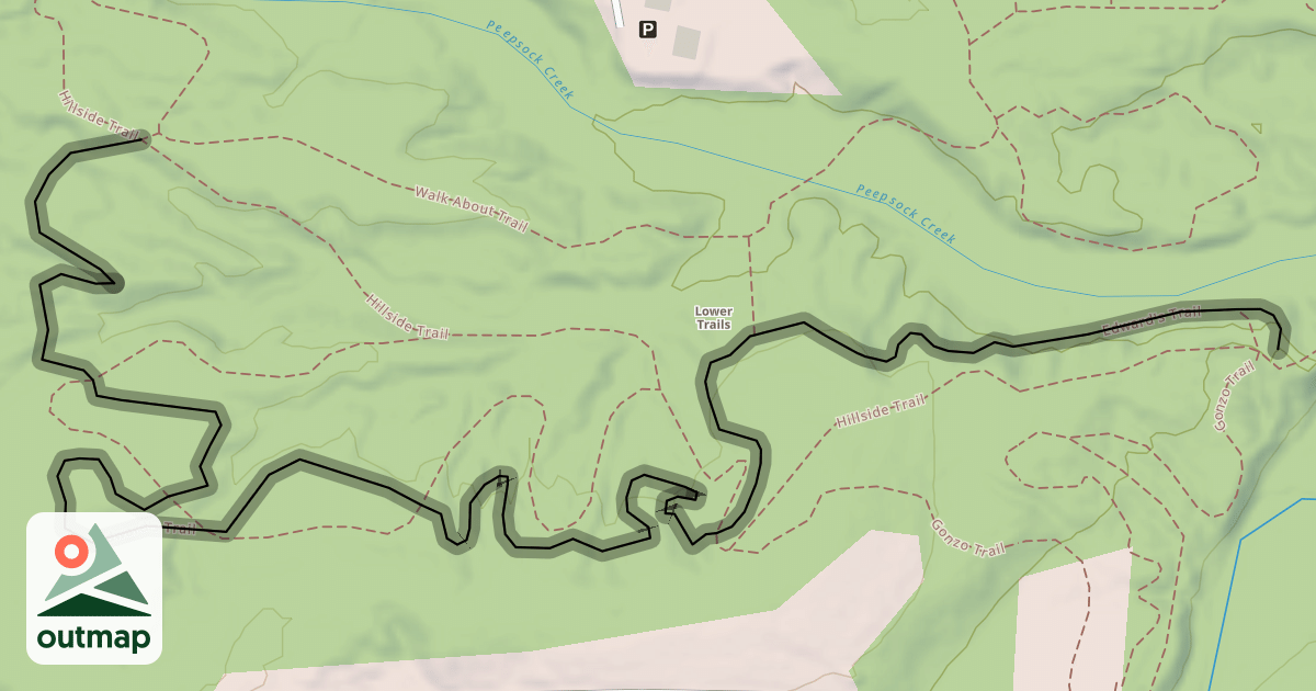 Map of Edward's Trail