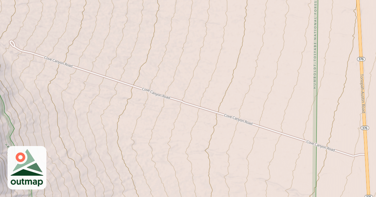 Map of COVE CANYON