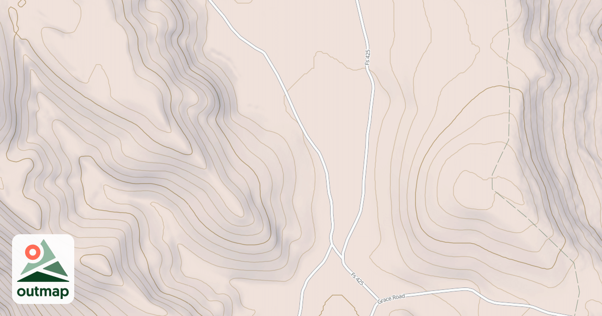 Map of CHEATBECK BASIN WEST