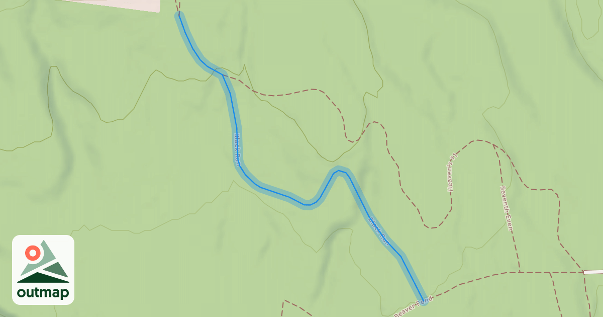 Map of Black Run