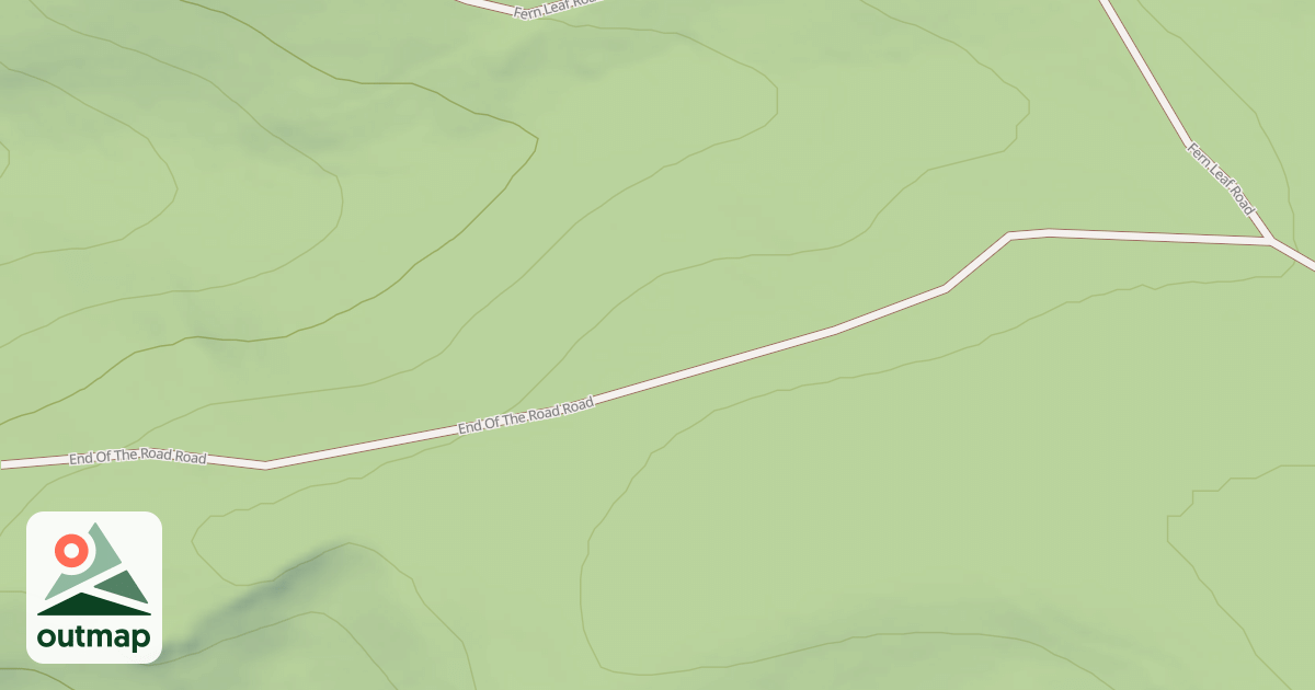 Map of END OF THE ROAD ROAD