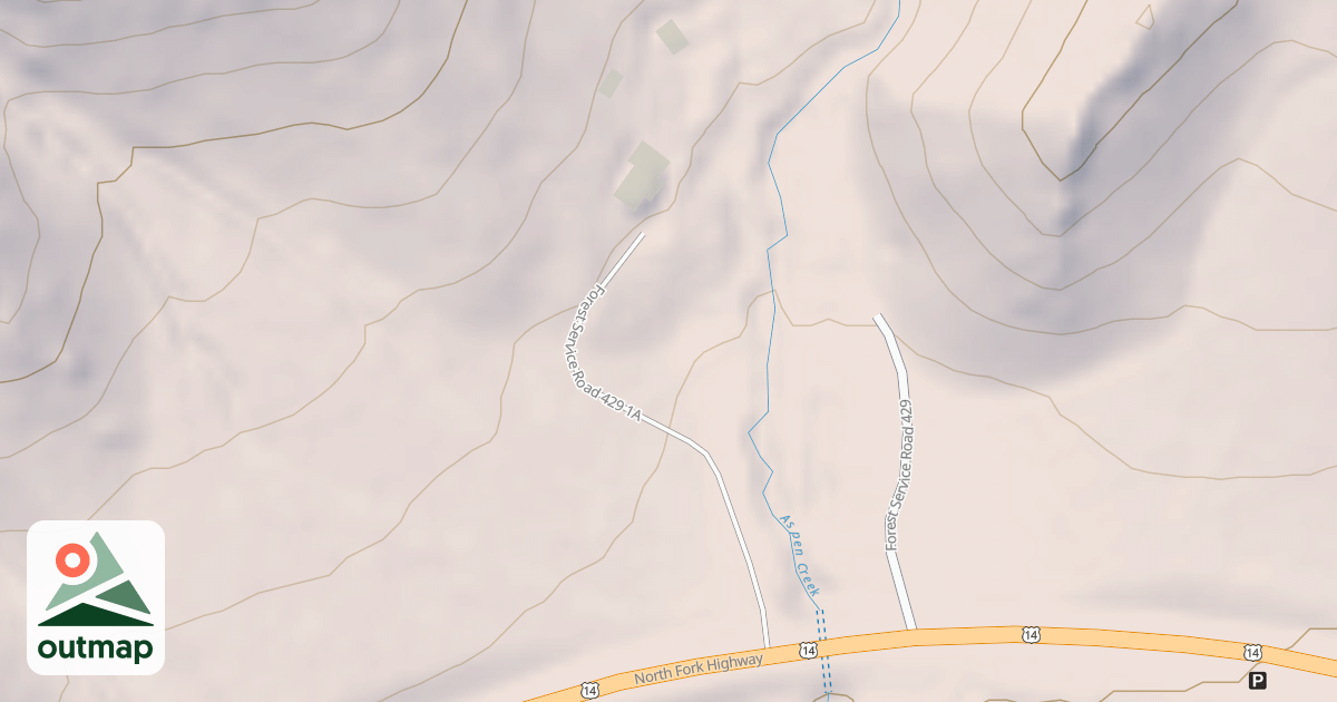 Map of ASPEN SPUR